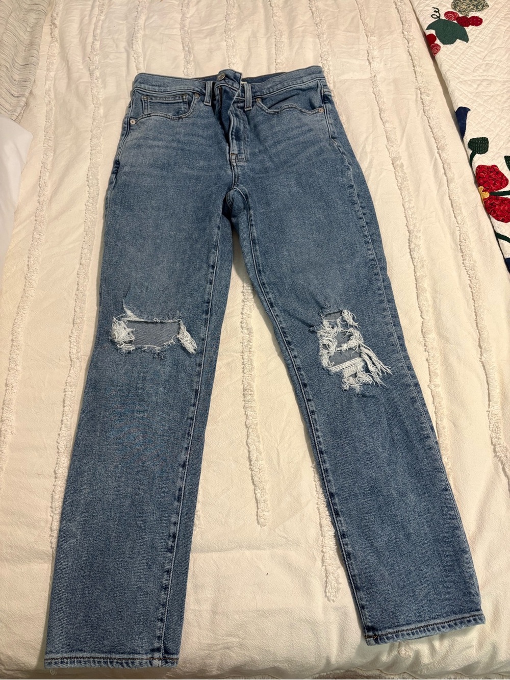 Madewell Women's Roadtripper Slim Boyjean Medium Wash size 27